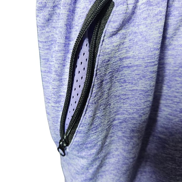 Liberty Pro Mens XL Purple Athletic Shorts With Zipper Pockets & Elastic Waistba - Picture 4 of 4